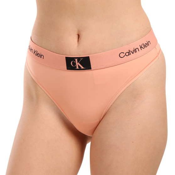 Tanga para mulher Calvin Klein rosa (QF7248E-LN3)