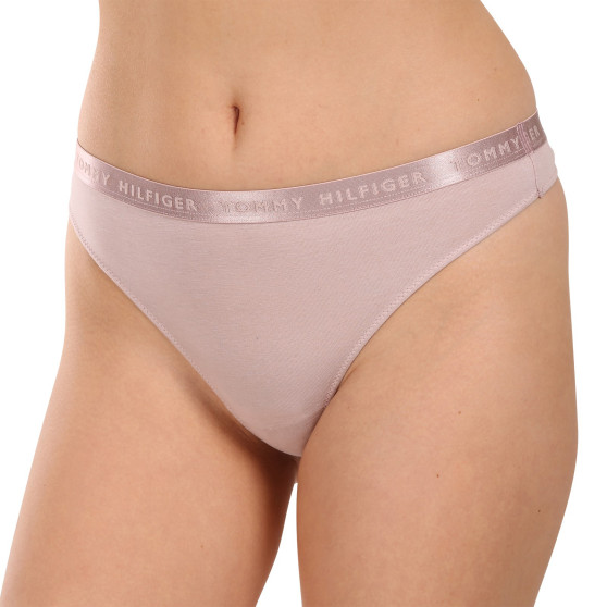 3PACK Tanga para mulher Tommy Hilfiger multicolorido (UW0UW04480 05J)