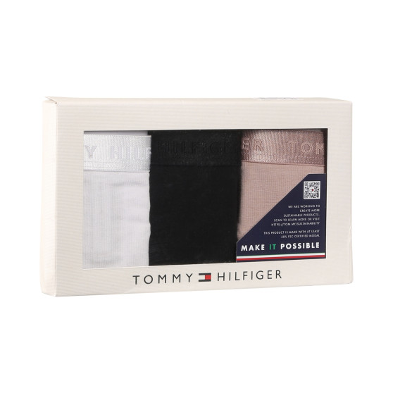 3PACK Tanga para mulher Tommy Hilfiger multicolorido (UW0UW04480 05J)