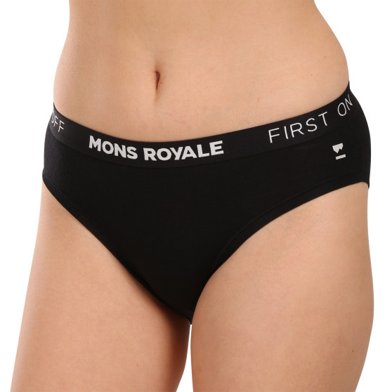 Cuecas para mulher Mons Royale merino preto (100044-1169-001)