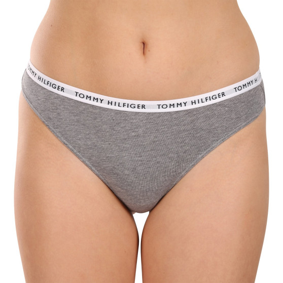 3PACK Tanga para mulher Tommy Hilfiger multicolorido (UW0UW02829 0TF)