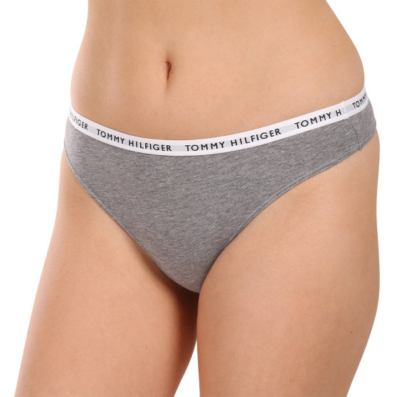 3PACK Tanga para mulher Tommy Hilfiger multicolorido (UW0UW02829 0TF)