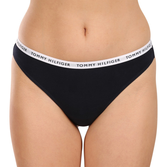 3PACK Tanga para mulher Tommy Hilfiger multicolorido (UW0UW02829 0WS)