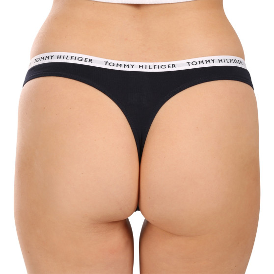 3PACK Tanga para mulher Tommy Hilfiger multicolorido (UW0UW02829 0WS)