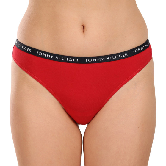 3PACK Tanga para mulher Tommy Hilfiger multicolorido (UW0UW02829 0WS)