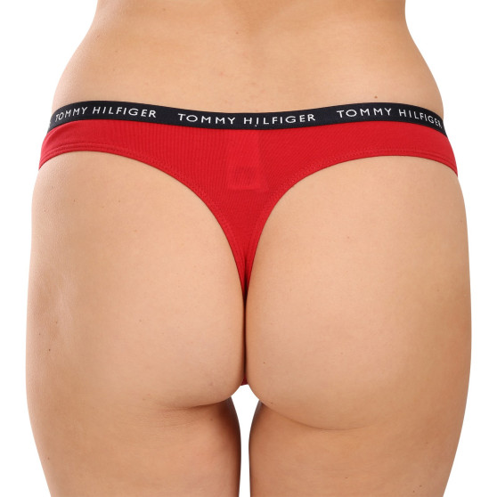 3PACK Tanga para mulher Tommy Hilfiger multicolorido (UW0UW02829 0WS)