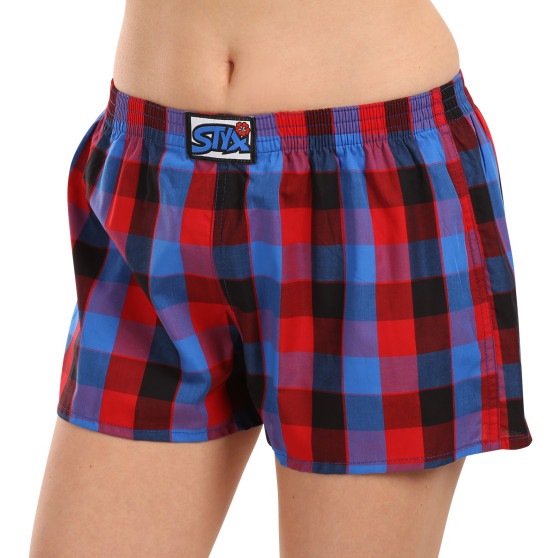 3PACK Boxers para mulher Styx borracha clássica multi-coloured (3K102730)