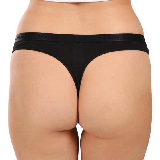 3PACK Tanga para mulher Tommy Hilfiger superdimensionado multicolorido (UW0UW04480 05J)