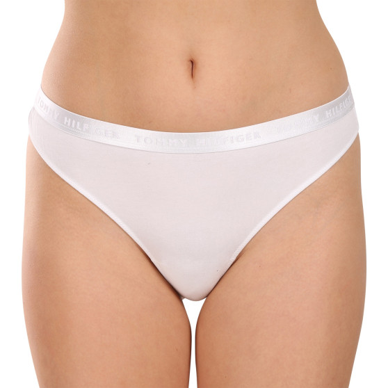 3PACK Tanga para mulher Tommy Hilfiger superdimensionado multicolorido (UW0UW04480 05J)