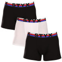 3PACK Boxers para homem Styx longo desportivo elástico multicolorido tricolor (3U19001)