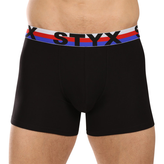 3PACK Boxers para homem Styx longo desportivo elástico multicolorido tricolor (3U19001)