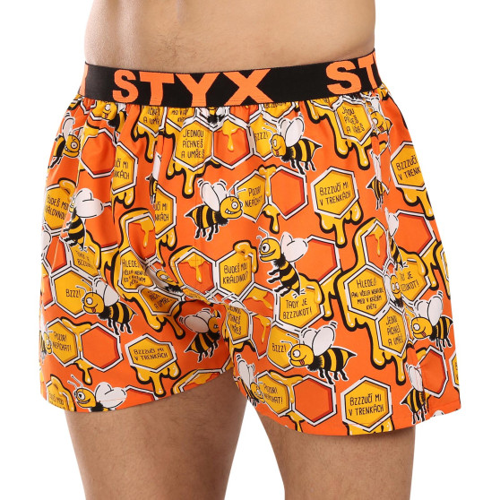 Boxers para homem Styx arte desportiva abelhas de borracha (B01654/2)