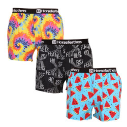 3PACK Boxers para homem Horsefeathers Frazier multicolorido (AM166BD34U)