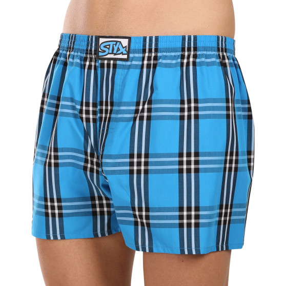 3PACK Boxers para homem Styx borracha clássica superdimensionado multicolorido (3E102830)