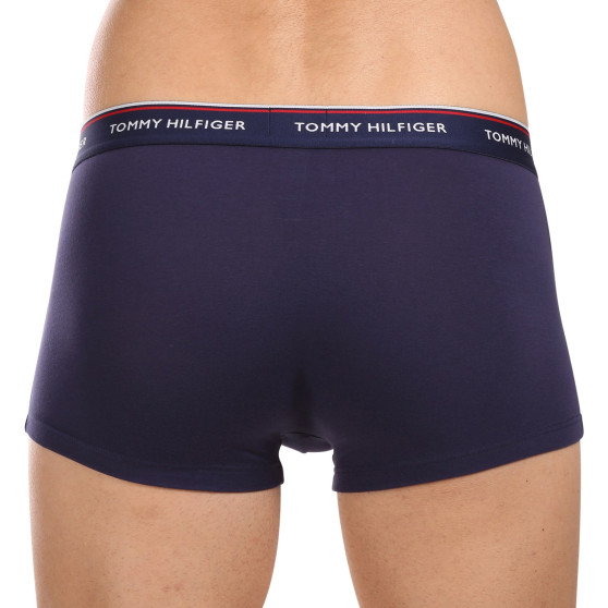 3PACK Boxers para homem Tommy Hilfiger azul escuro (1U87903841 409)