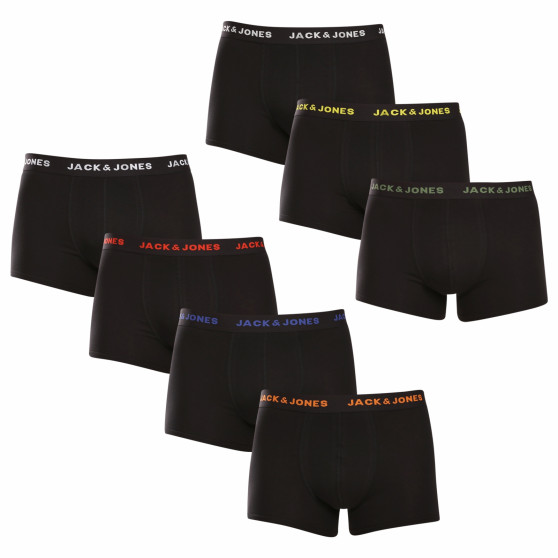 7PACK Boxers para homem Jack and Jones preto (12165587)