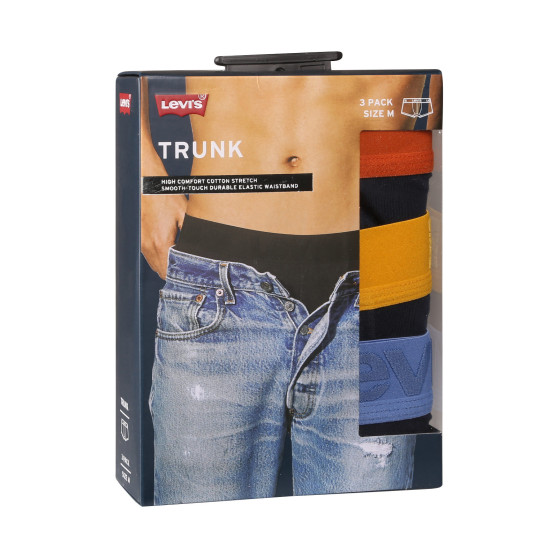 3PACK Boxers para homem Levis multicolorido (905042001 024)