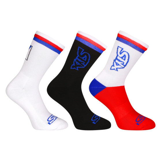 3PACK meias Styx high multicolorido tricolor (3HV09014)