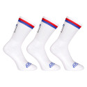 3PACK meias Styx high branco tricolour (3HV10111)