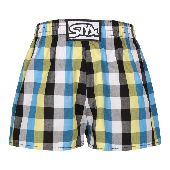 3PACK Boxers para criança Styx borracha clássica multi-coloured (3J102426)