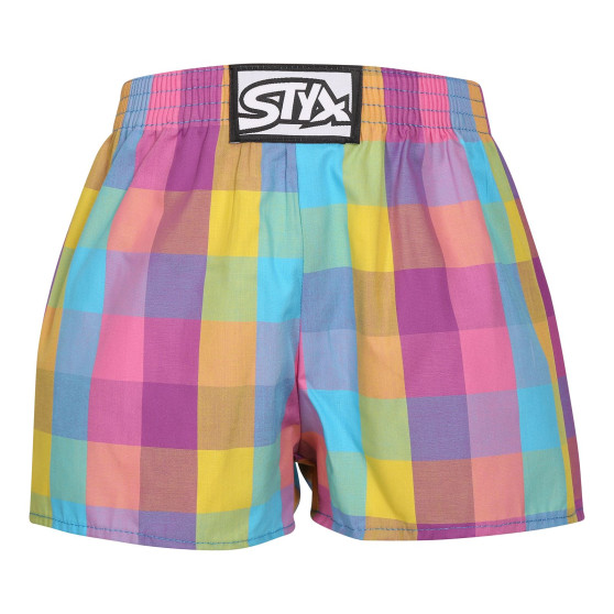 3PACK Boxers para criança Styx borracha clássica multi-coloured (3J102729)