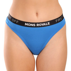 Tanga para mulher Mons Royale merino azul (100311-1015-713)