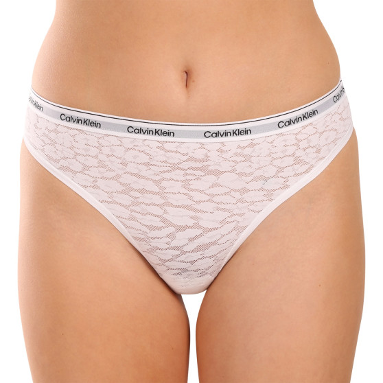 3PACK cuecas brasileiras para mulher Calvin Klein multicolorido (QD5225E-NPC)