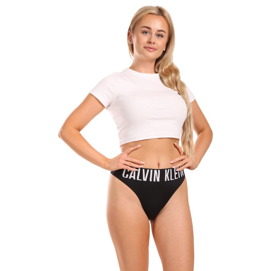 Tanga para mulher Calvin Klein preto (QF7639E-UB1)