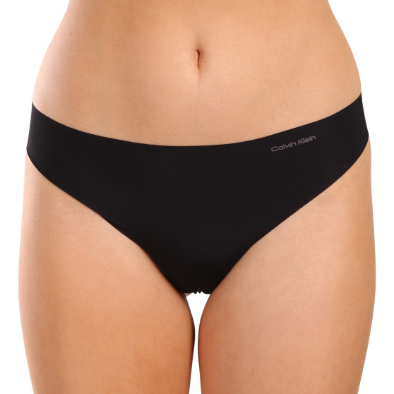 3PACK tanga para mulher Calvin Klein sem costuras multicor (QD3558E-NP0)