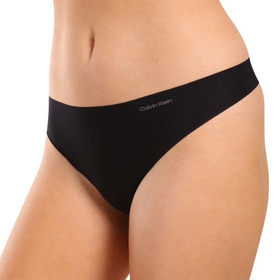 3PACK tanga para mulher Calvin Klein sem costuras multicor (QD3558E-NP0)