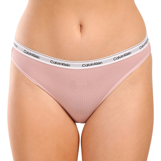 3PACK cuecas para mulher Calvin Klein multicolorido (QD5207E-NP6)