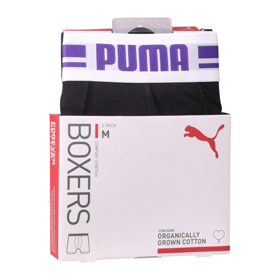 2PACK Boxers para homem Puma preto (701226763 008)