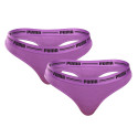 2PACK tanga para mulher Puma púrpura (603034001 020)