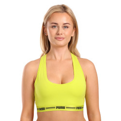 Soutien de desporto para mulher Puma amarelo (604022001 021)