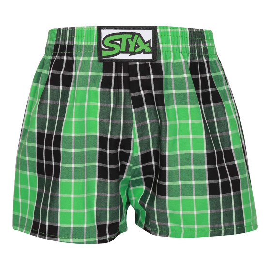 Boxers para criança Styx clássico elástico multicolorido (J1029)