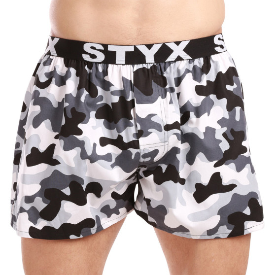 5PACK Boxers para homem Styx arte esportes borracha multicolorido (5B1187789)