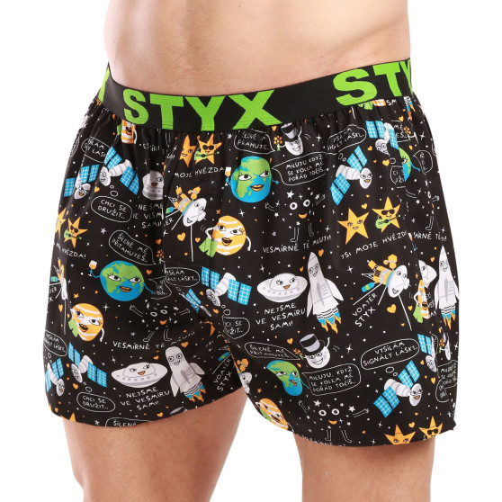 5PACK Boxers para homem Styx arte esportes borracha multicolorido (5B1187789)