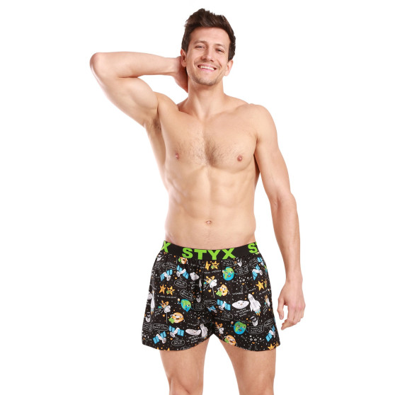 5PACK Boxers para homem Styx arte esportes borracha multicolorido (5B1187789)