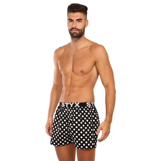 3PACK Boxers para homem Styx arte esportes borracha multicolorido (3B14701)