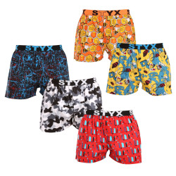 5PACK Boxers para homem Styx arte esportes borracha multicolorido (5B1473490)