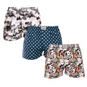 3PACK Boxers para homem Styx arte clássica borracha multicolorido (3A14731)