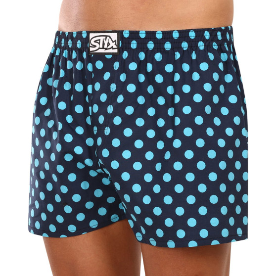 3PACK Boxers para homem Styx arte clássica borracha multicolorido (3A14731)