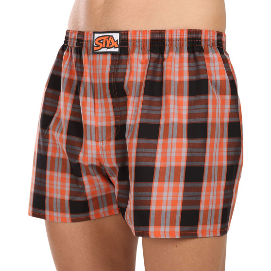 3PACK Boxers para homem Styx borracha clássica multi-coloured (3A102327)