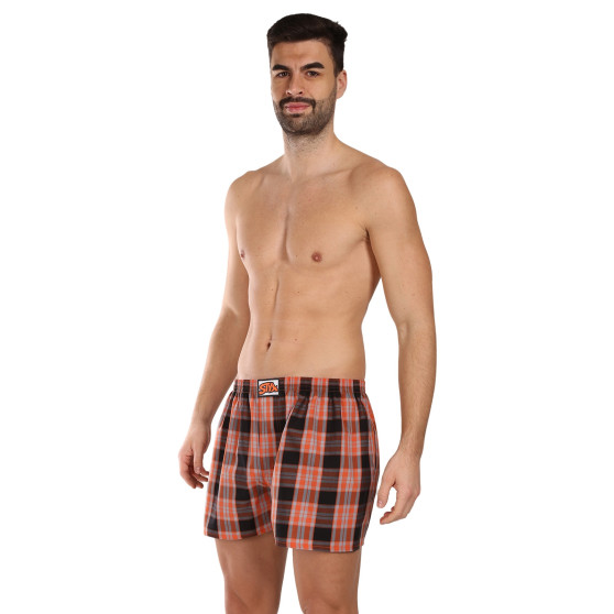 3PACK Boxers para homem Styx borracha clássica multi-coloured (3A102327)