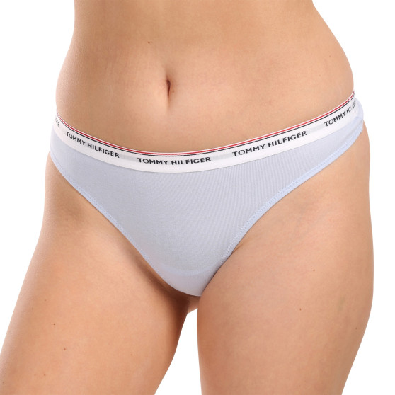 3PACK Tanga para mulher Tommy Hilfiger multicolorido (UW0UW04894 0VQ)