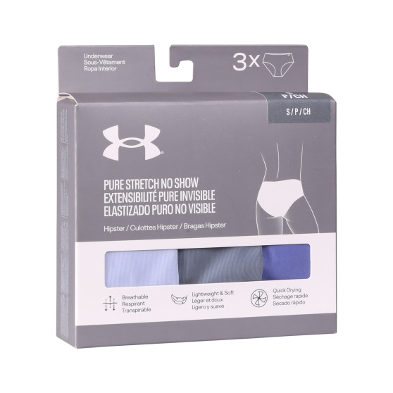 3PACK cuecas para mulher Under Armour multicolorido (1383895 539)