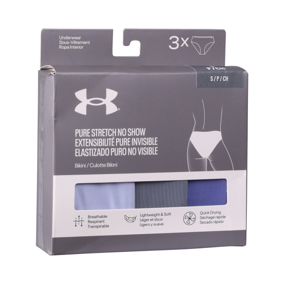 3PACK cuecas para mulher Under Armour multicolorido (1383897 539)