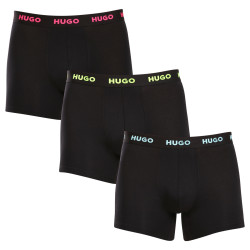 3PACK Boxers para homem HUGO preto (50503079 971)