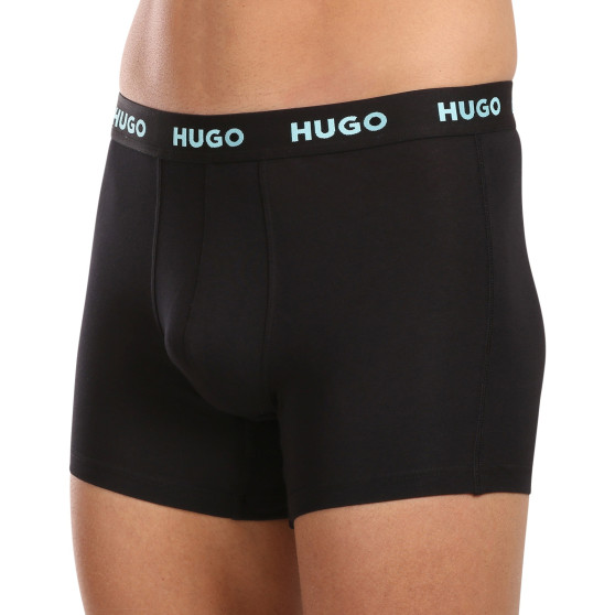 3PACK Boxers para homem HUGO preto (50503079 971)