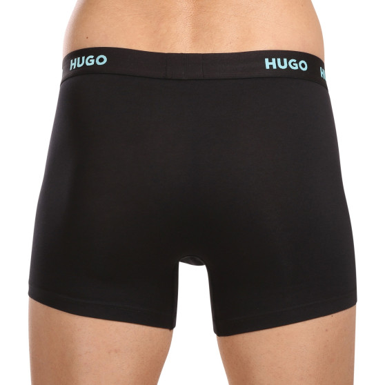 3PACK Boxers para homem HUGO preto (50503079 971)